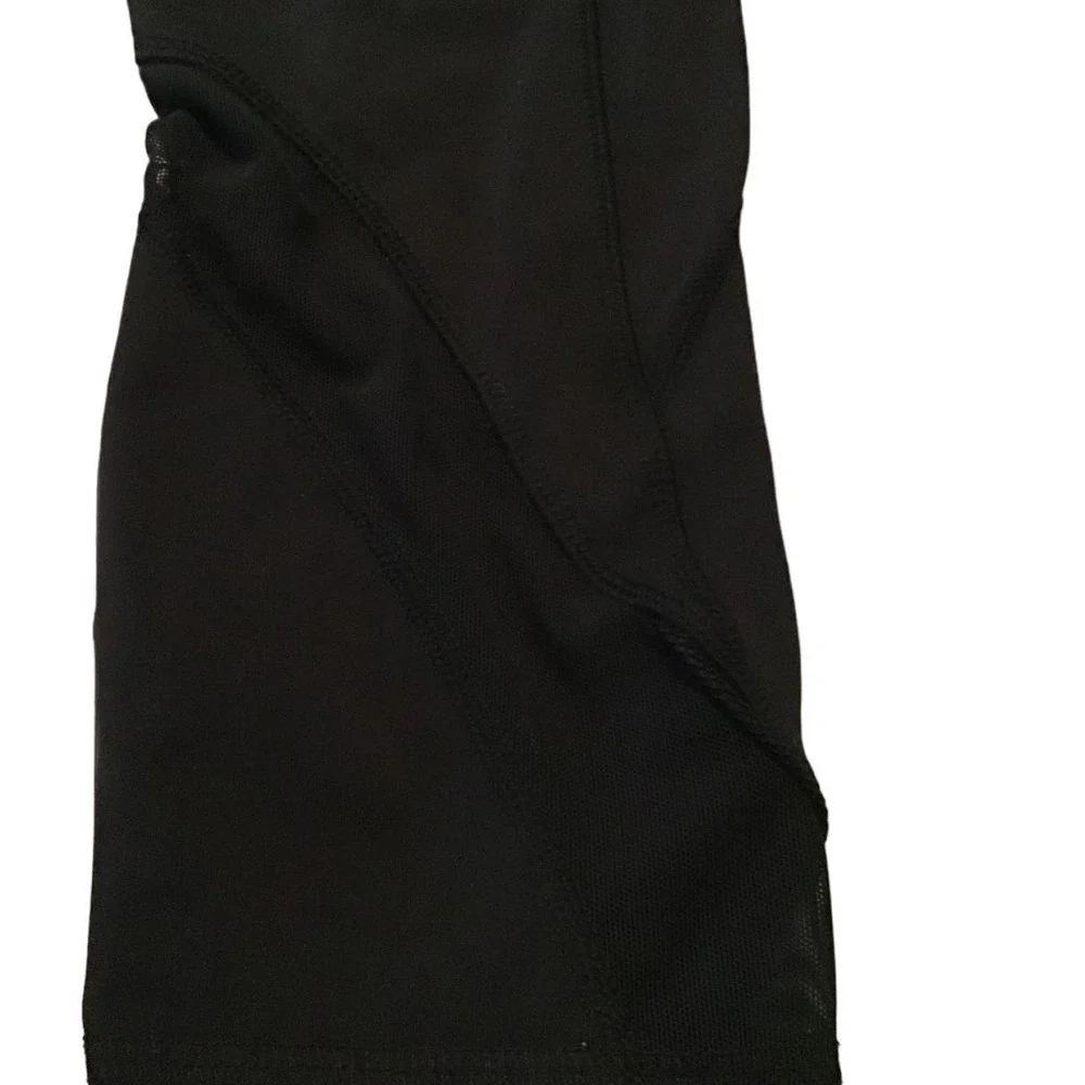Lululemon Women Size 6 Black Crop Yoga Pants Black Sheer Ankles - Picture 5 of 9